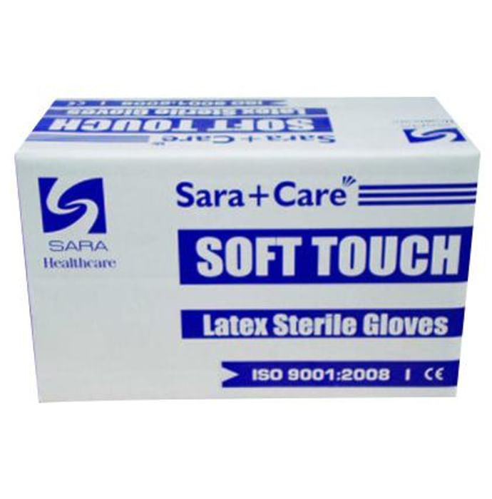 Sara+Care Soft Touch Sterile Examination Gloves