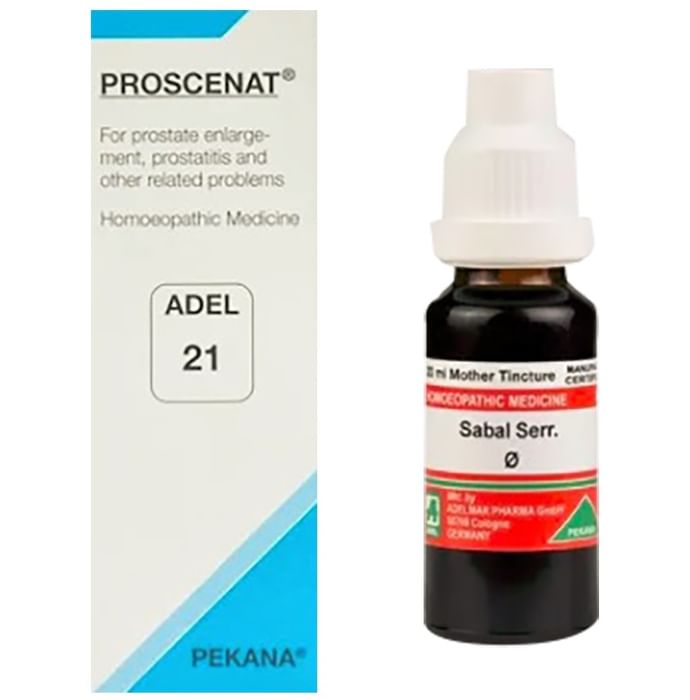 ADEL Men Care Combo Pack of ADEL 21 Proscenat Drop & Sabal Serr. Mother Tincture Q (20ml Each)