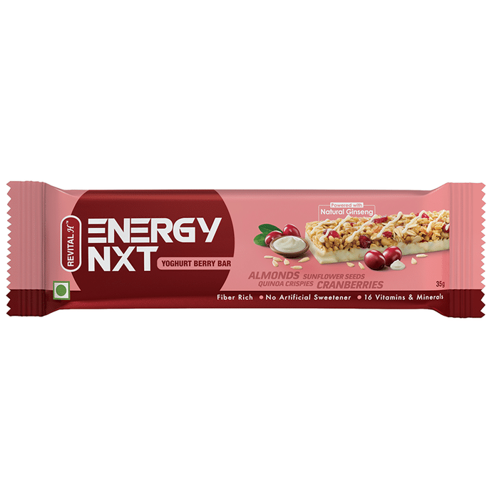 Revital H Energy NXT Bar (35gm Each) Yoghurt Berry