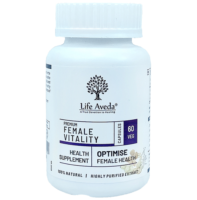 Life Aveda Premium Female Vitality Veg Capsule