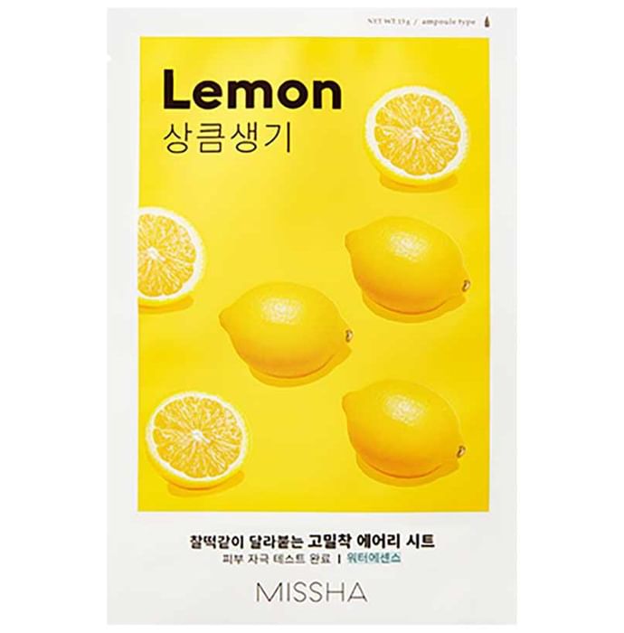 Missha Airy Fit Sheet Mask (20gm Each) Lemon