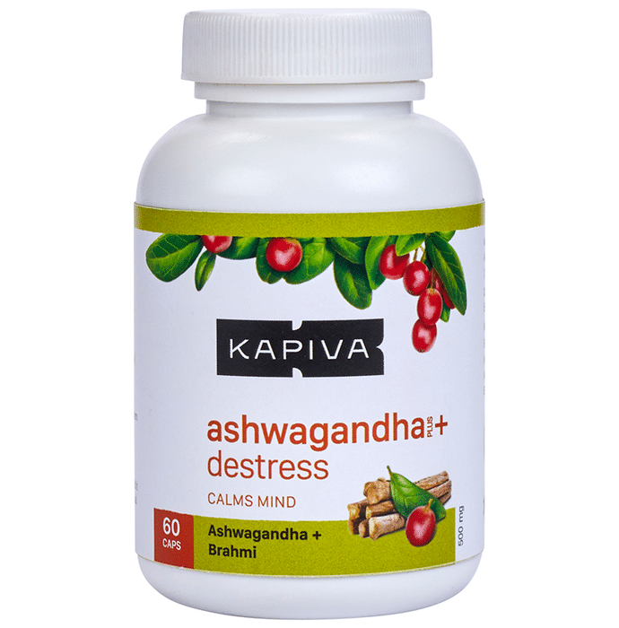 Kapiva Ashwagandha Plus Destress Capsule