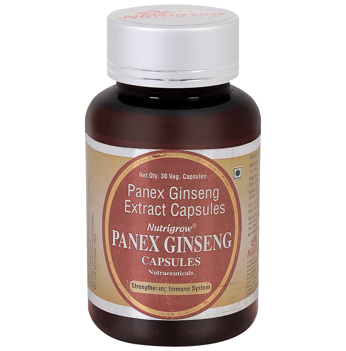 Nutrigrow Panex Ginseng Veg Capsule