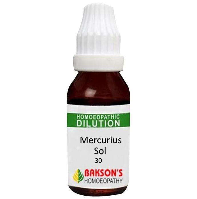 Bakson's Mercurius Sol Dilution 30 CH