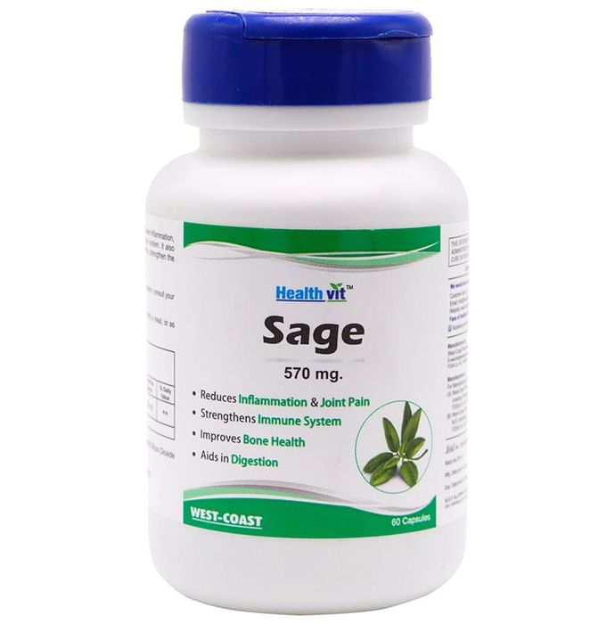 HealthVit Sage 570mg Capsule