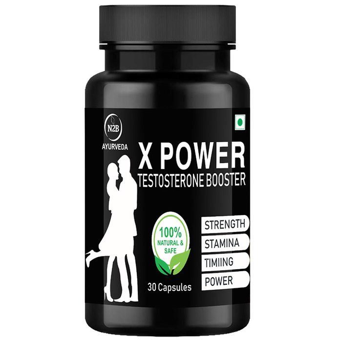 N2B Ayurveda X Power Testosterone Booster Capsule (30 Each)