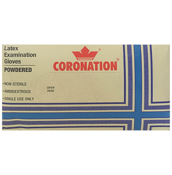 Coronation Latex Examination Glove Large