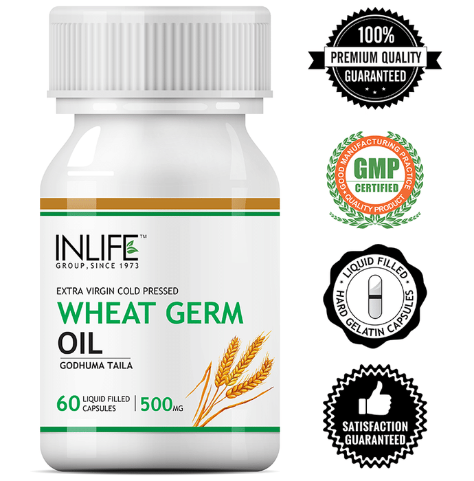 Inlife Wheat Germ Oil 500mg Capsule