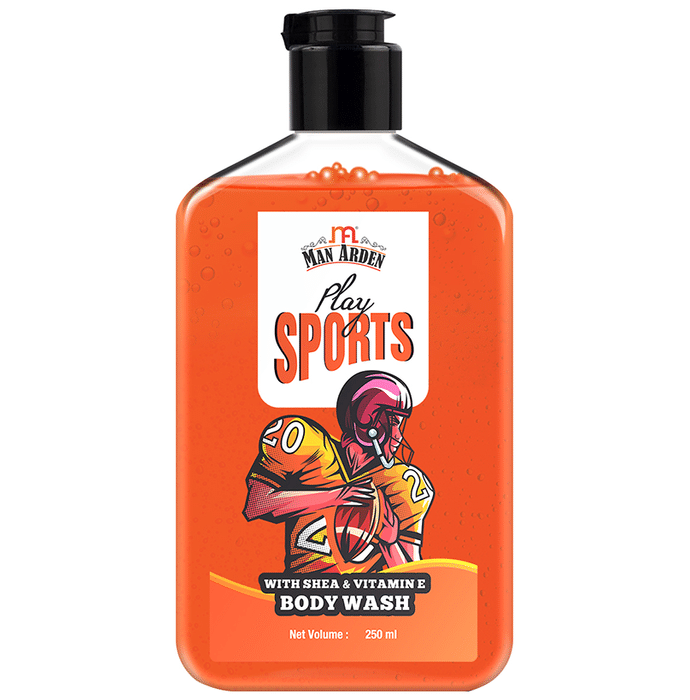 Man Arden Play Sports with Shea & Vitamin E Body Wash