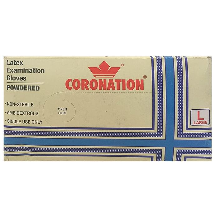 Coronation Latex Examination Glove Medium