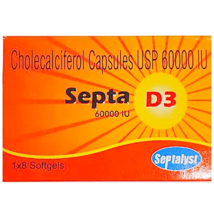 Septa D3 Soft Gelatin Capsule