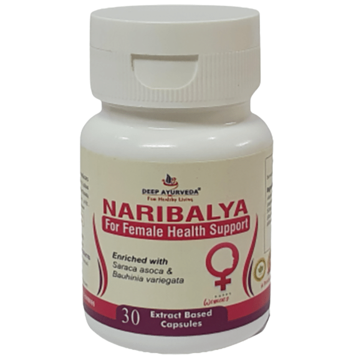 Deep Ayurveda Naribalya for Female Health Support Extract Based Capsule