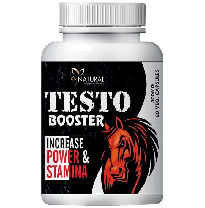 Natural Testo Booster 500mg Veg Capsule