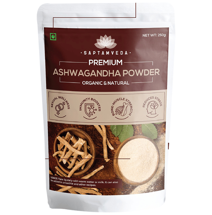 Saptamveda Premium Organic & Natural Ashwagandha Powder