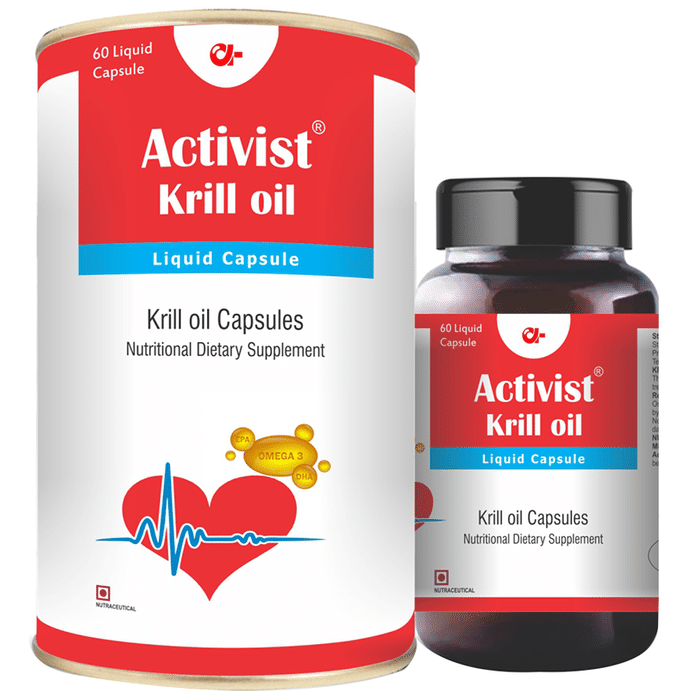 Activist Krill Oil Liquid Capsule