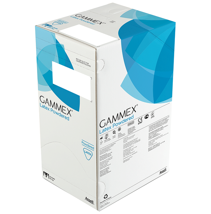 Ansell Gammex Latex Powdered Glove 7.5