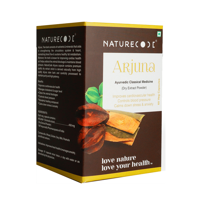 Nature Code Arjuna Veg Capsule