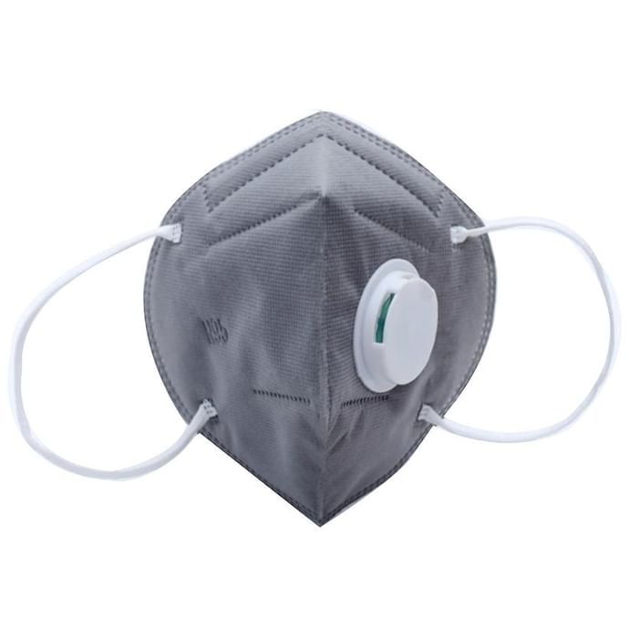 Ekana 5 Layer Filtration N95 Mask Grey with Respirator
