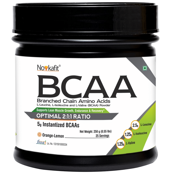 Novkafit BCAA Powder Orange-Lemon