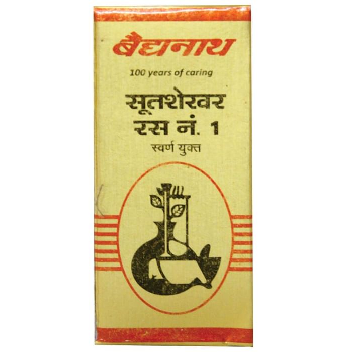 Baidyanath (Nagpur) Sootshekhar Ras No 1 with Gold Tablet