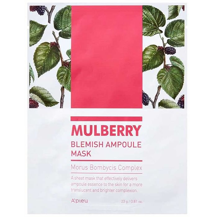 A'PIEU Mulberry Blemish Ampoule Mask (23gm Each)