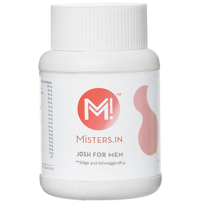 Misters.In Josh for Men Capsule with Shilajit and Aswagandha (30 Each)