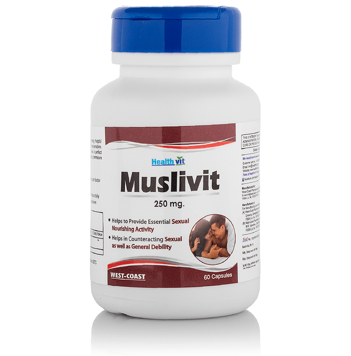 HealthVit Muslivit 250mg Capsule