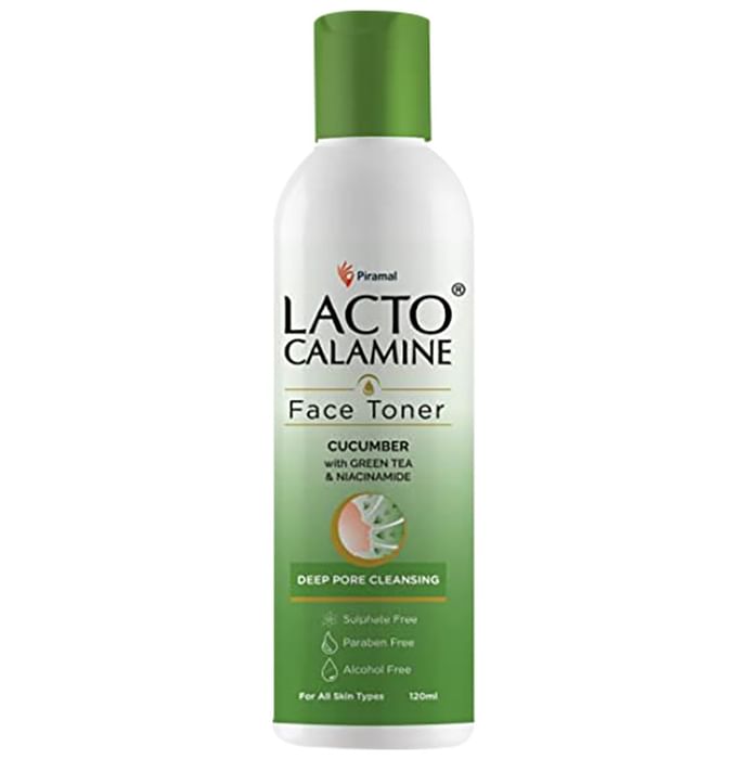 Lacto Calamine Deep Pore Cleansing Face Toner (120ml Each)