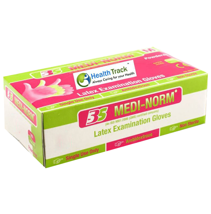 Medi-Norm Latex Examination Glove Medium