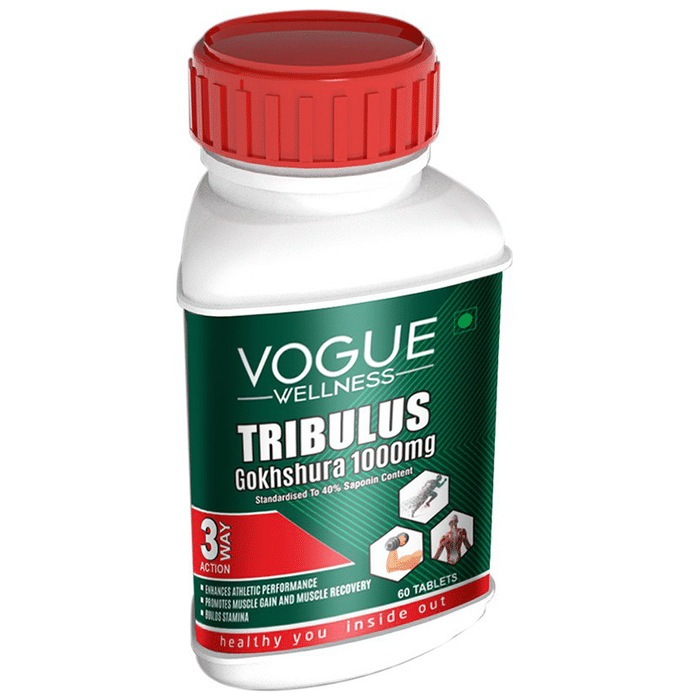 Vogue Wellness Tribulus Gokhshura 1000mg (60 Each)