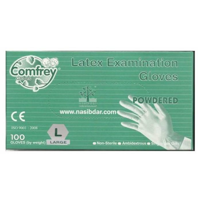 Comfrey Plus Latex Examination Glove