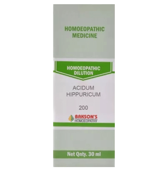 Bakson's Acidum Hippuricum Dilution 200