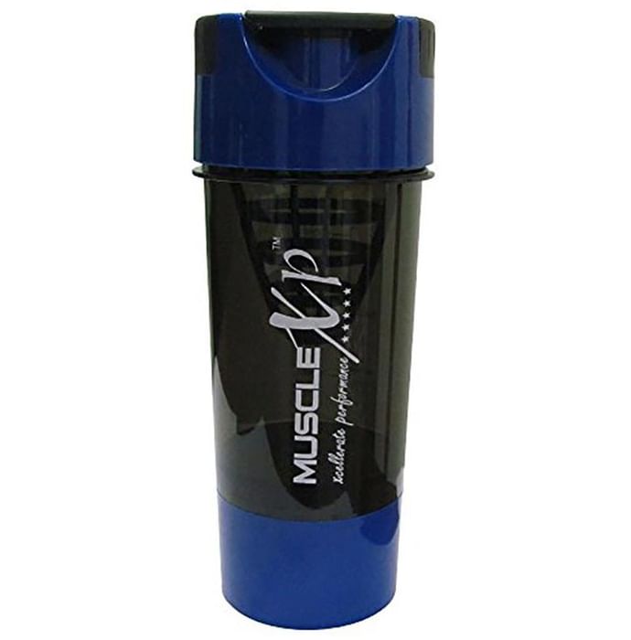 MuscleXP Advanced Mixer Gym Shaker Blue and Black