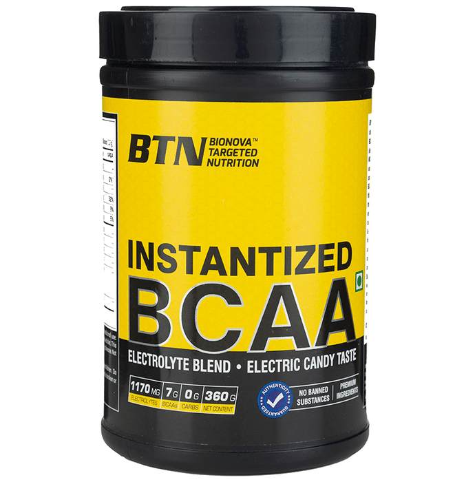 BTN Instantized BCAA Electrolyte Blend Powder Electric Candy