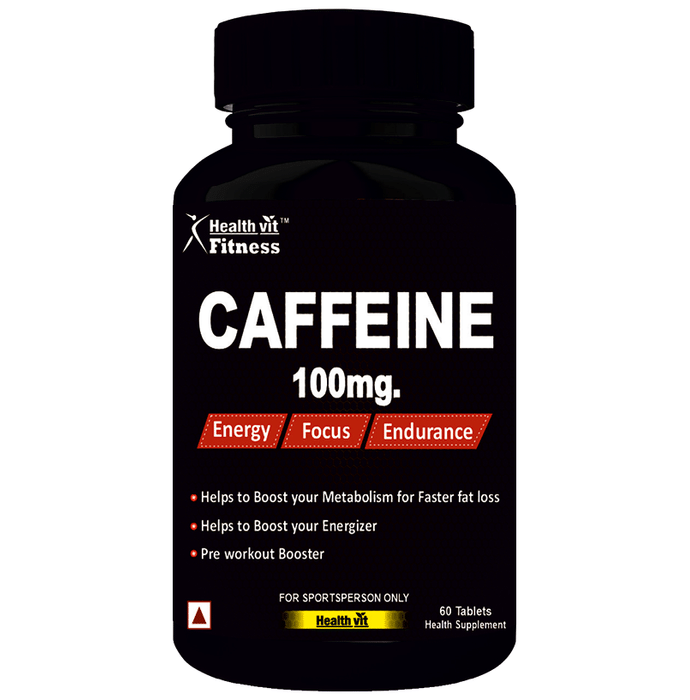 HealthVit Fitness Caffeine 100mg Tablet