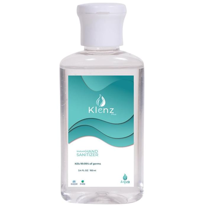 Klenz Plus Instant Hand Sanitizer (100ml Each) Aqua
