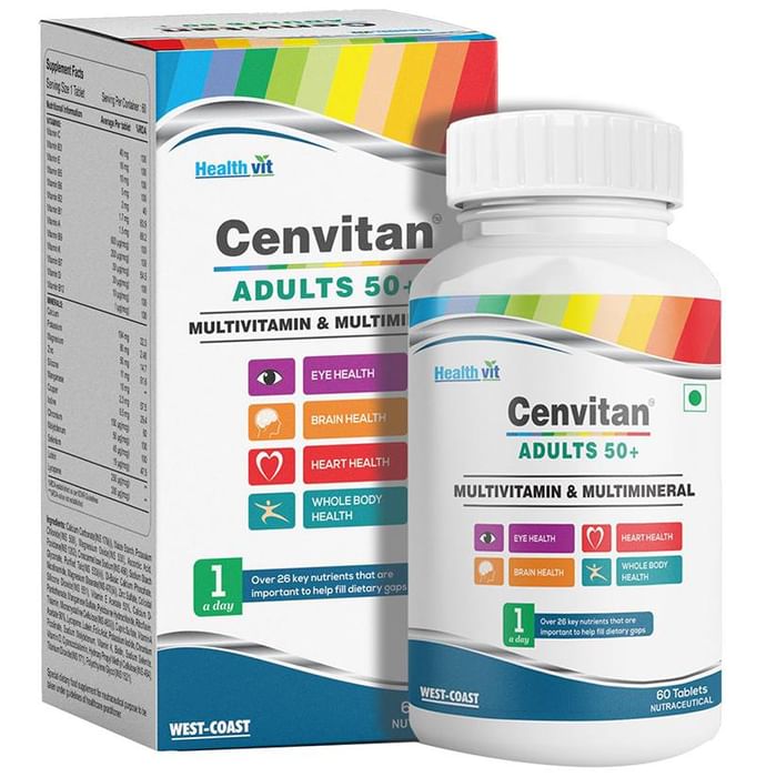 HealthVit Cenvitan Adults 50+ Multivitamin and Multimineral Tablet
