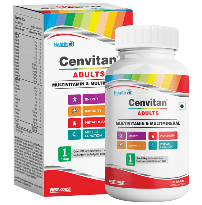 HealthVit Cenvitan Adults Multivitamin & Multimineral Tablet