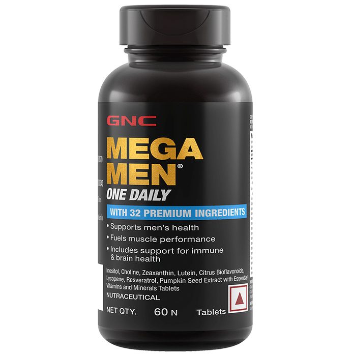 GNC Mega Men One Daily Multivitamin Tablet