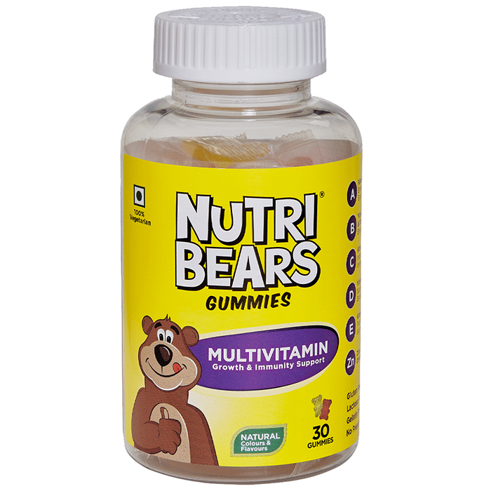 NutriBears Multivitamin Growth & Immunity Support Gummies Gummy