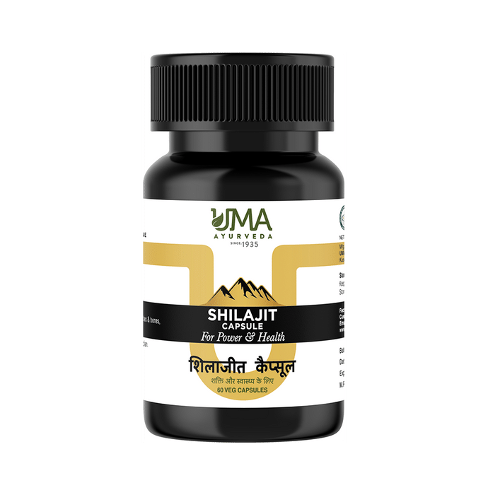 Uma Ayurveda Shilajit Veg Capsule