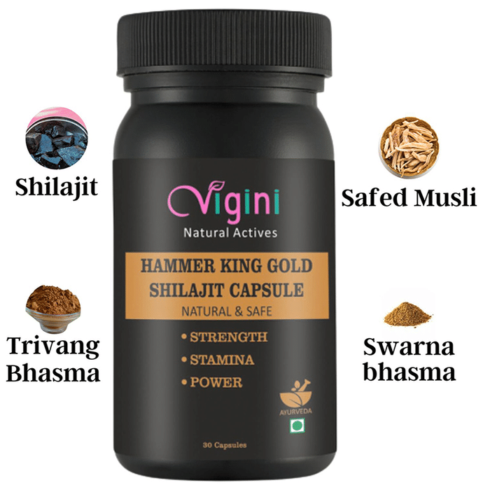 Vigini Hammer King Gold Shilajit Capsule