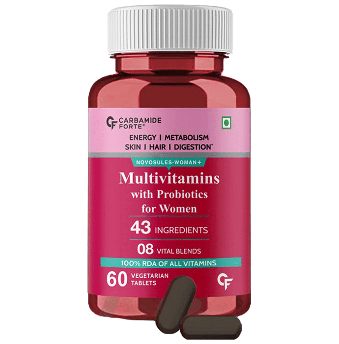 Carbamide Forte Multivitamins for Women with Probiotics Vegetarian Tablet