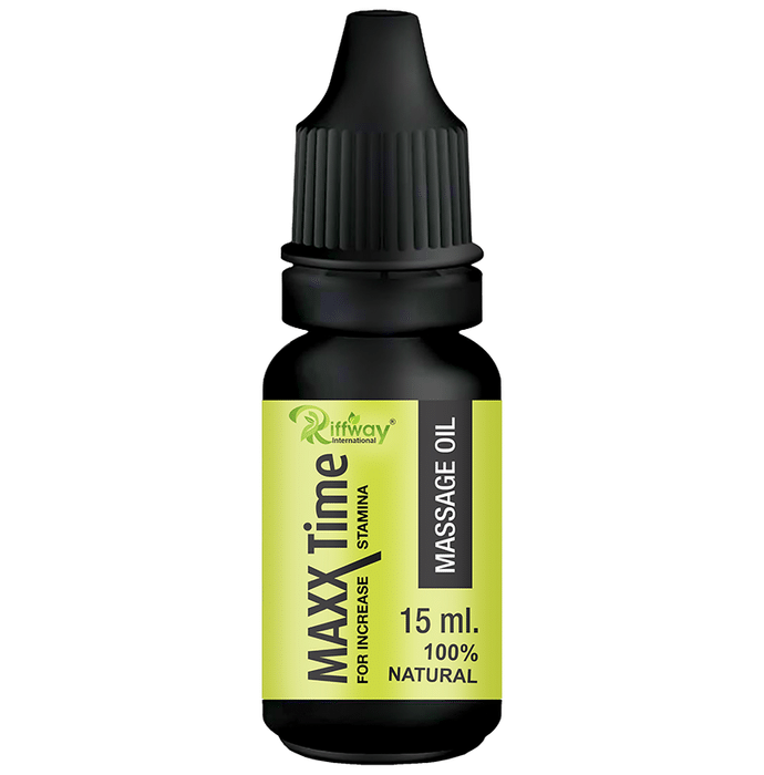 Riffway International Maxx Time for Increase Stamina Massage Oil