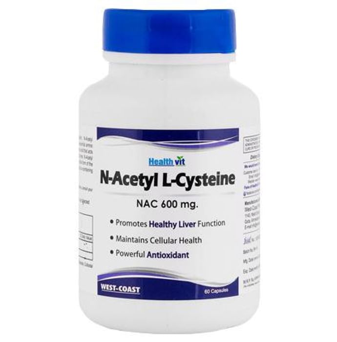 HealthVit N-Acetyl Cysteine 600mg Capsule