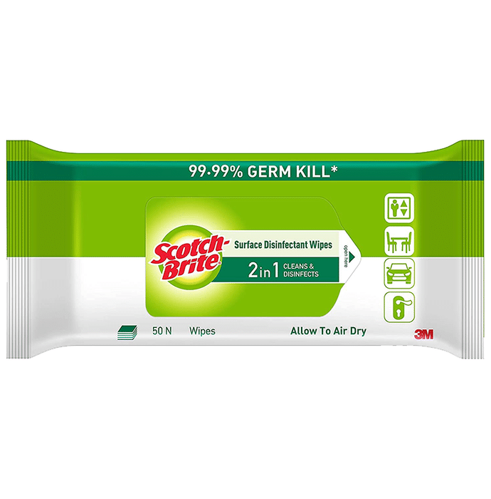 Scotch Brite Surface Disinfectant Wipes 2 in 1 Cleans & Disinfects