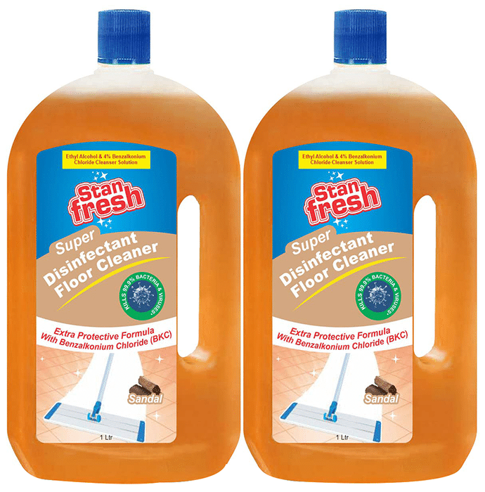 Stan Fresh Super Disinfectant Floor Cleaner (1 Litre Each) Sandal