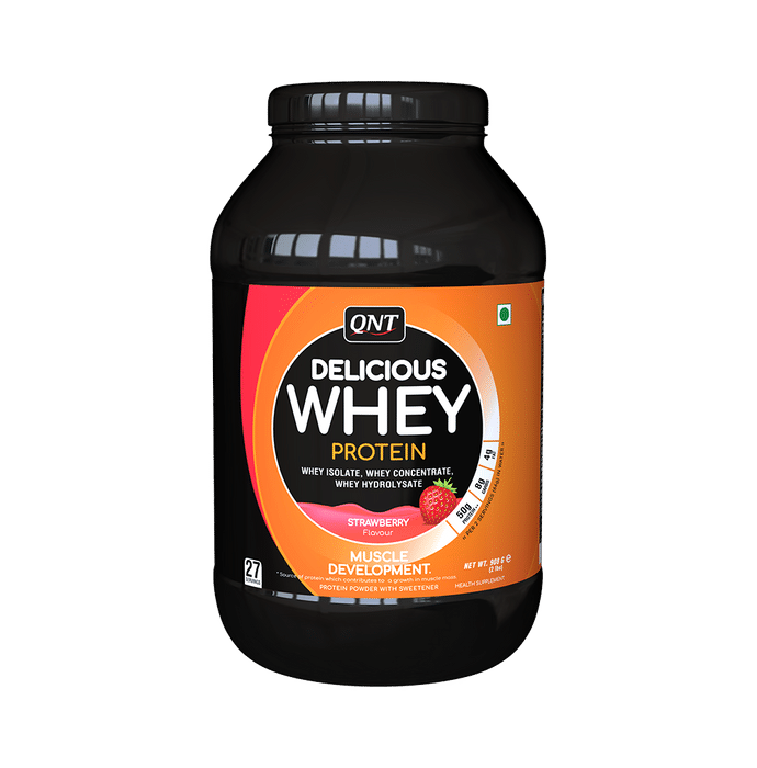 QNT Delicious Whey Protein Powder Strawberry