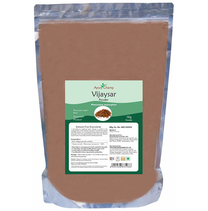 Ayur Champ Vijaysar Pteocarpus Marsupium Powder