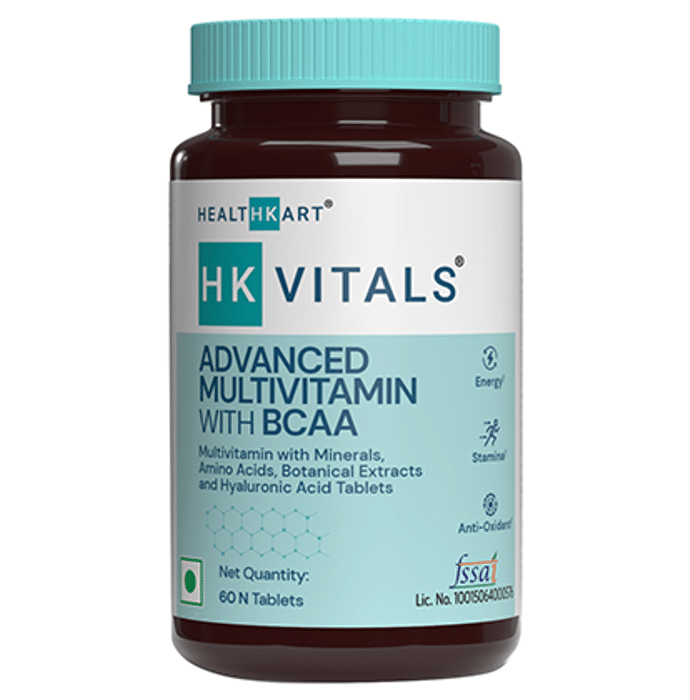 HealthKart HK Vitals Advanced Multivitamin with BCAA Tablet